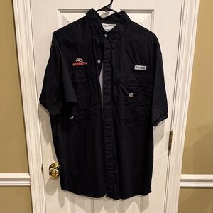 Columbia Men's Black Short Sleeve Shirt